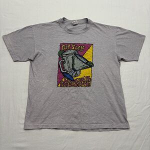 Vintage 90s 1995 Chilis Margarita Madness Celebration Graphic T Shirt Sz XL Gray